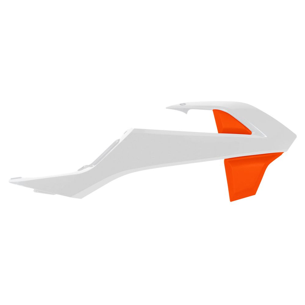 Radiator Scoops White-k Orange Replica Ktm - Grafite Offroad