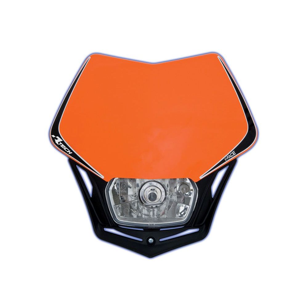 V-face Headlight Yzf Orange-black Universal - Grafite Offroad