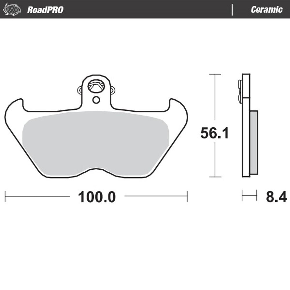 Brake Pads Roadpro Ceramic - Front - Grafite Offroad