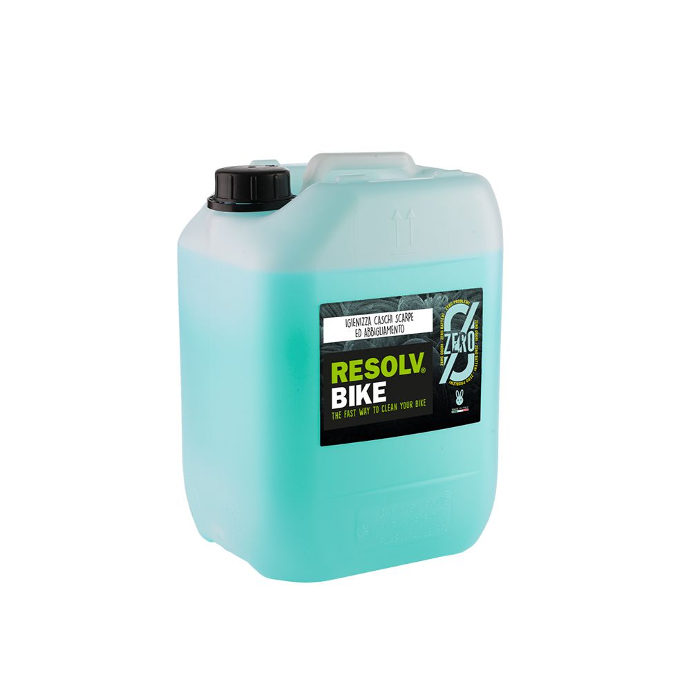 Spray Zero Resolvbike 100% Natural Sanitising Solution - 5 Lt - Grafite Offroad