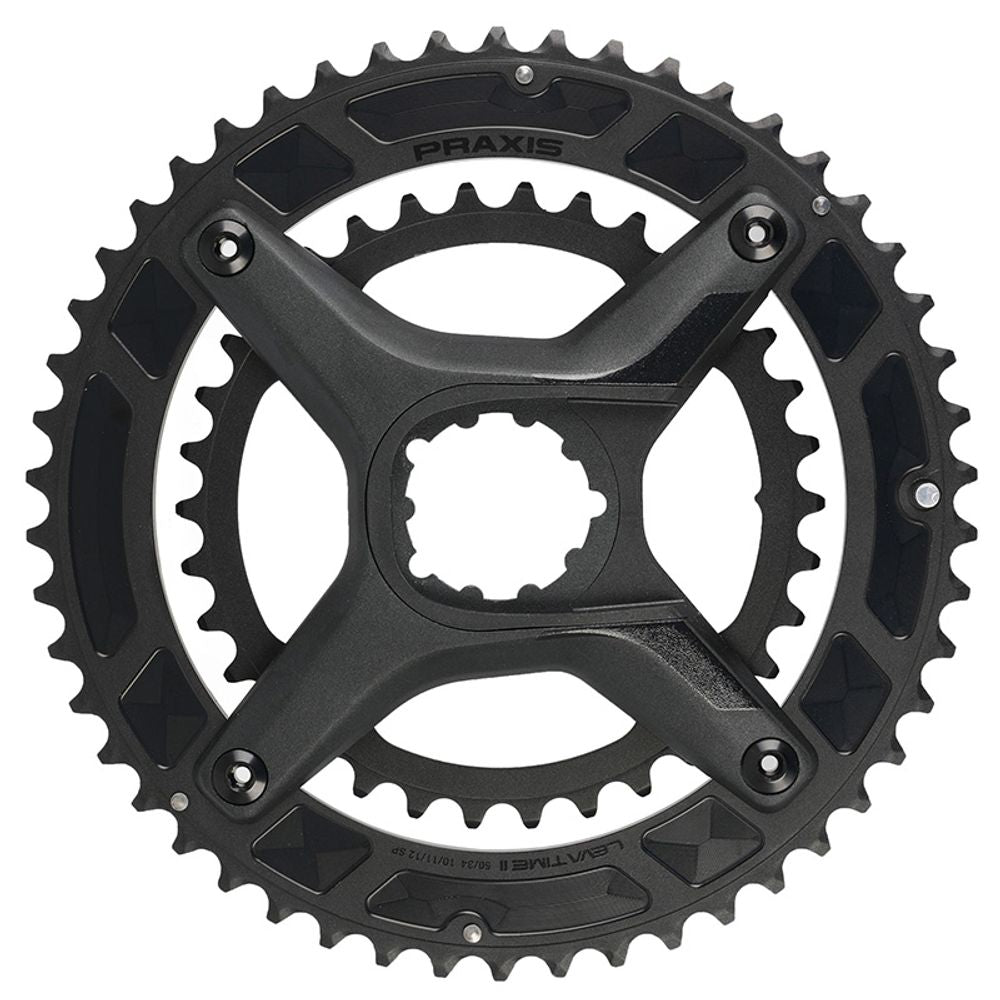 Lt2 Xring/spider Kit - Road - 2x 10/11/12sp - Direct Mount (3 Bolts) 53/39 - Grafite Offroad