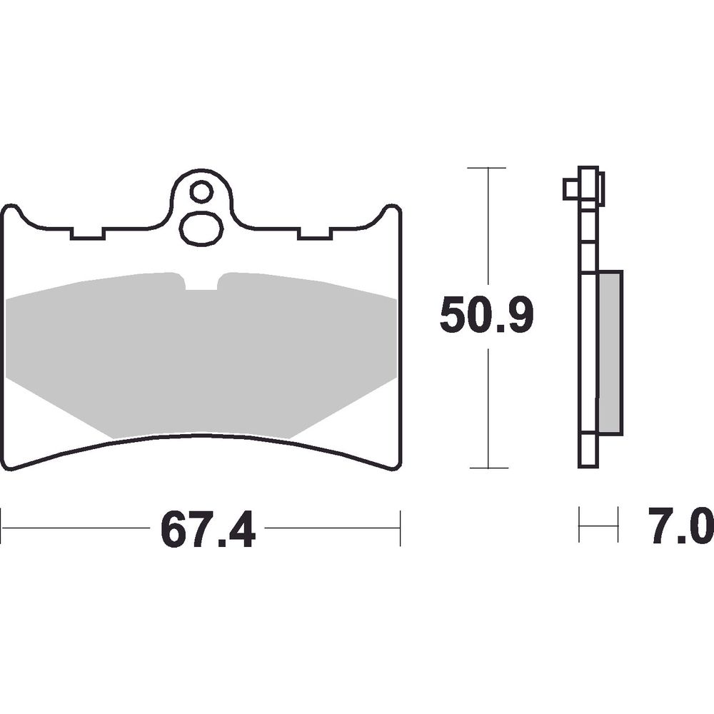 Street Brake Pads | Organic Standard | Front and Rear - Ecer90