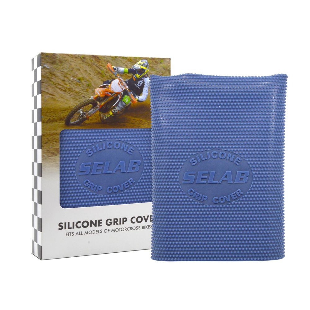 Silicone Grip Cover Husqvarna Blue - Grafite Offroad