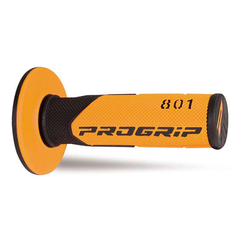 Grips Progrip 801 Mm 22/25 - Double Density - Black/orange - Grafite Offroad