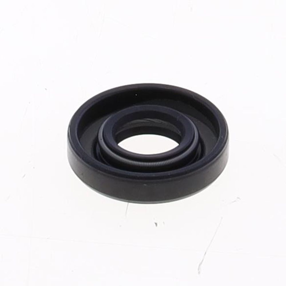 Oil Seal with Rubber Exterior 10x22x5 mm in NBR with one Seal-lip, one Dust Lip and Spring - Grafite Offroad