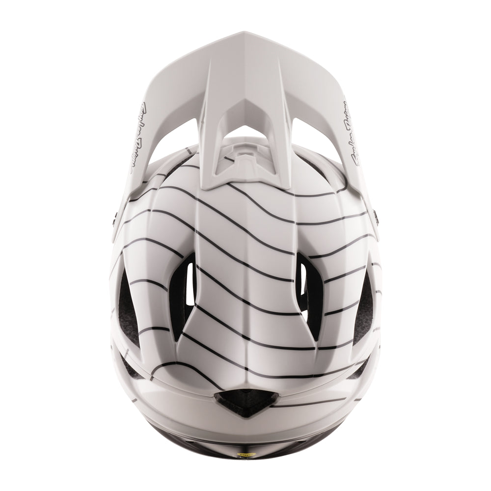 Helmet Stage Stunt - Airwaves - Dark white - M/L Troy Lee Designs - Grafite Offroad
