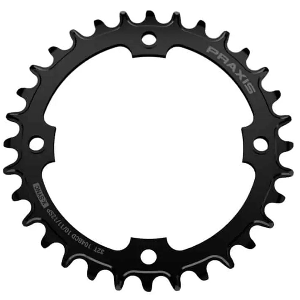Mtb E-ring - Narrow Wide - 36t - 4x 104bcd - M8 Threaded - Steel - 1x 10/11/12sp - Grafite Offroad