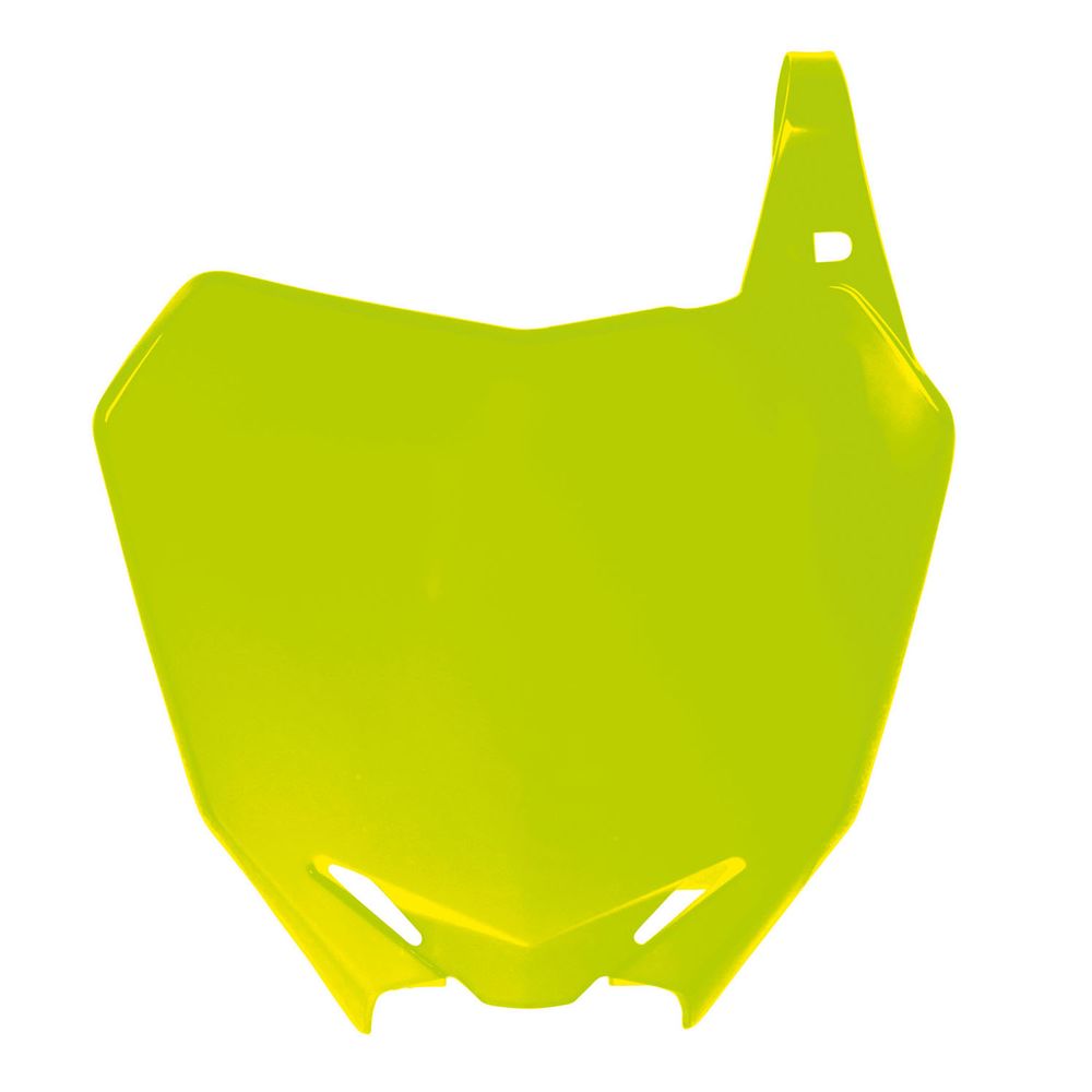 Front Number Plate Neon Yellow Replica Suzuki - Grafite Offroad