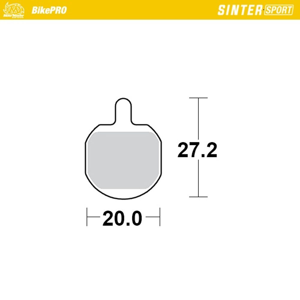 Brake Pads Bicycle Sinter Sport: Hayes Mx - Grafite Offroad