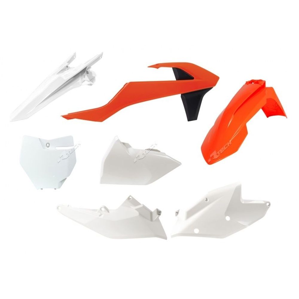 Plastics Kit 6 Pcs with Airbox Covers Oem Color Replica Ktm - Grafite Offroad