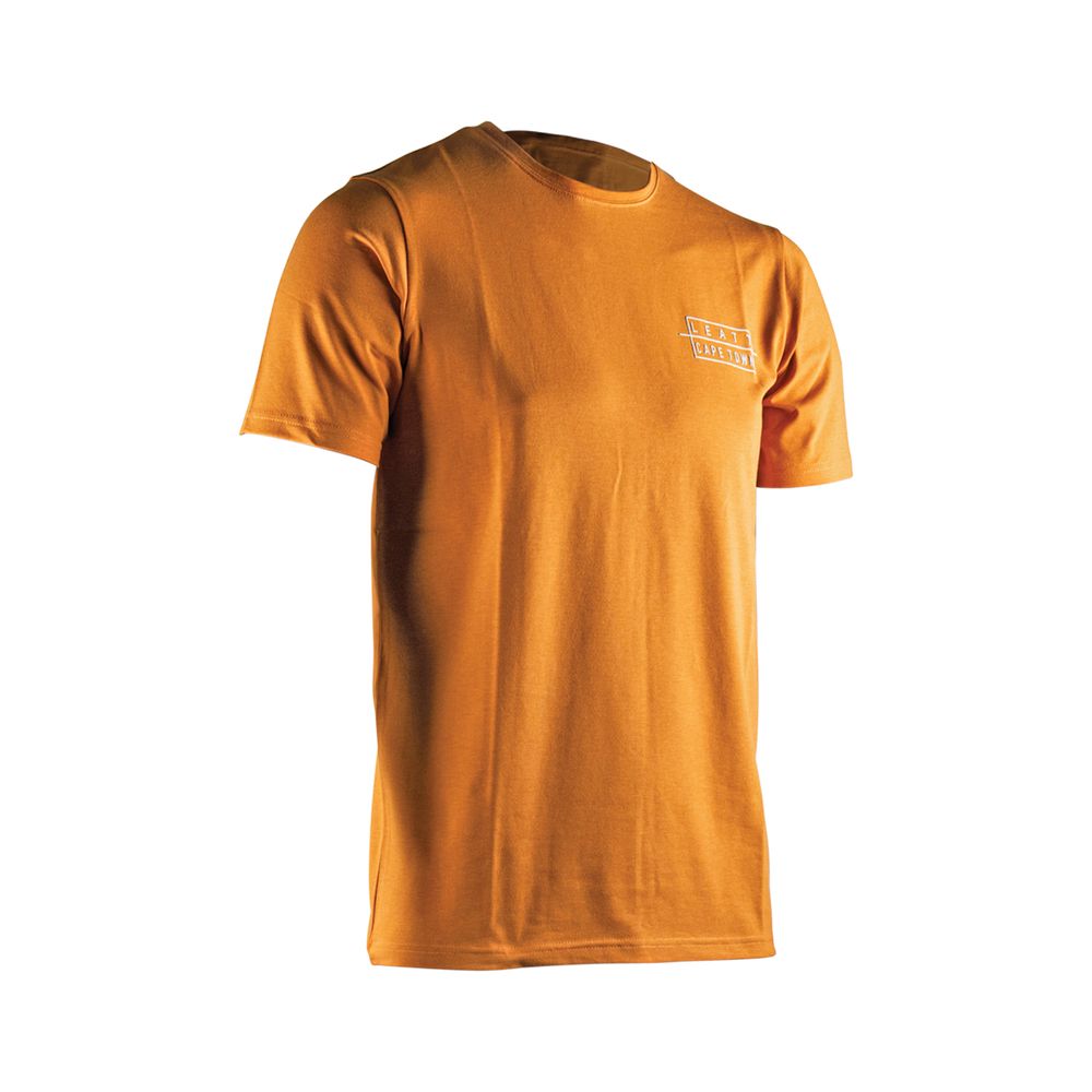 Leatt_Tshirt_Casual_Core_FrontRight_Rust_5022400140
