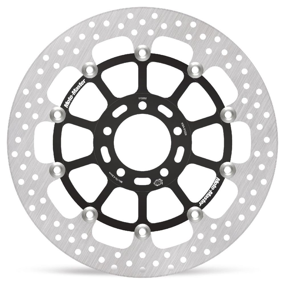 Brake Disc Road Halo - Floating - Front - Kawasaki: Zx-10rr - Grafite Offroad