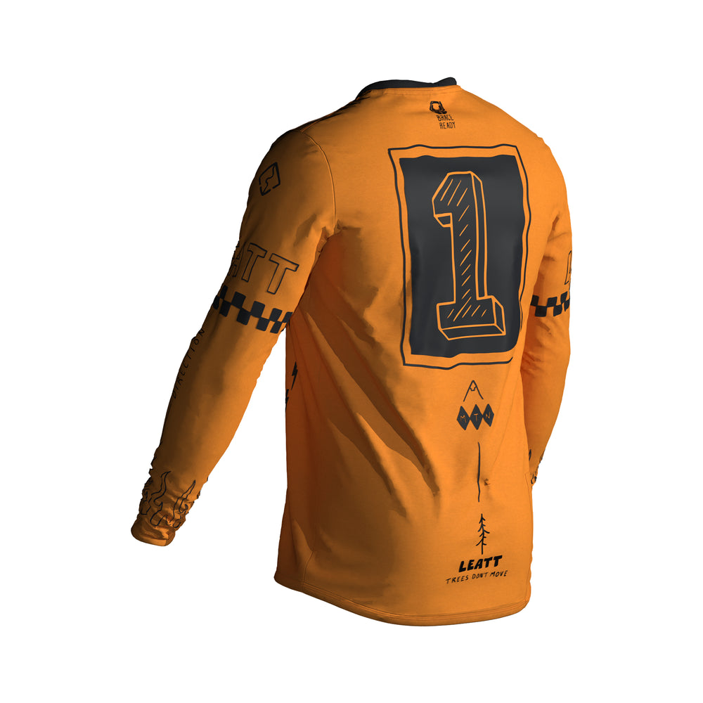 MTB Gravity 3.0 Long Sleeve Jr Jersey - Grafite Offroad