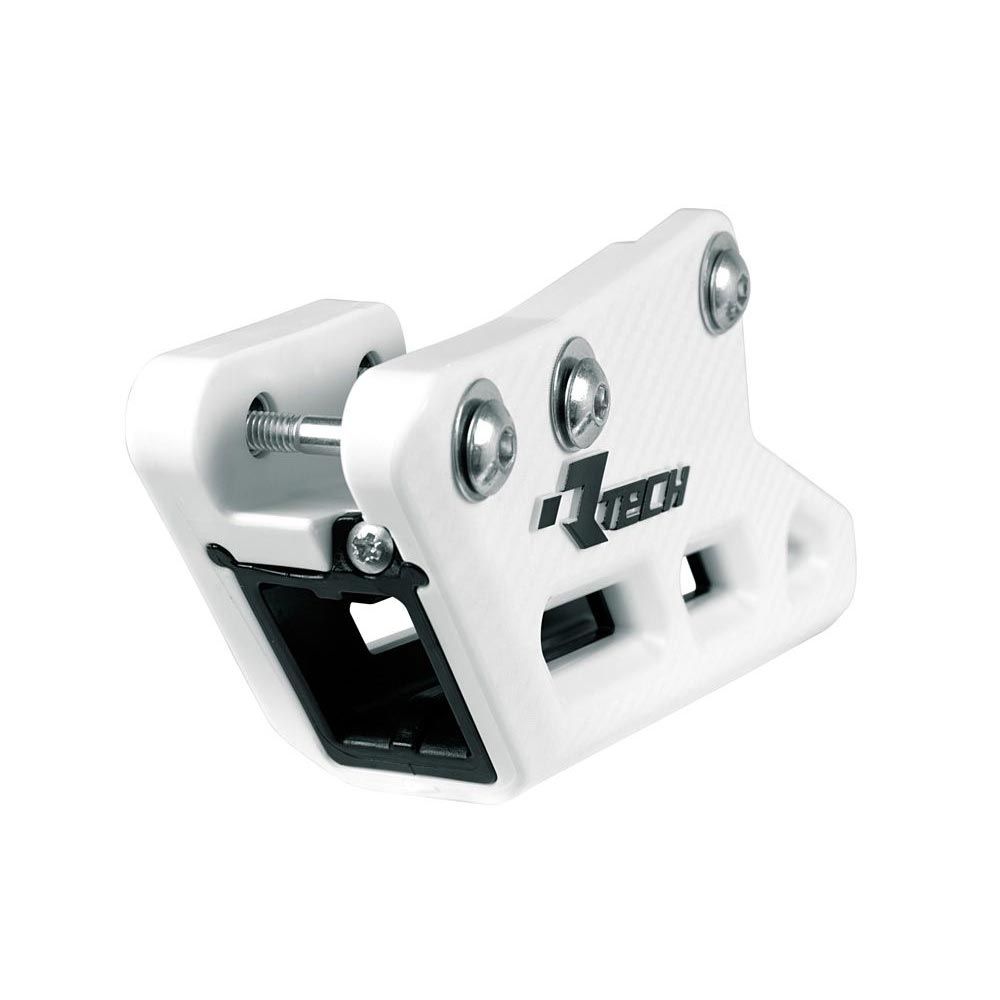 Monoblock R2.0 Worx Chain Guide Suzuki White Black - Grafite Offroad