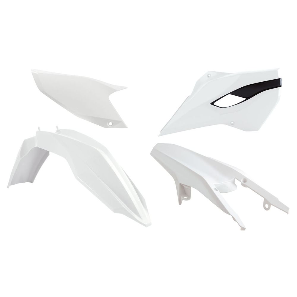 Plastics Kit 4 Pcs White-black Replica Husqvarna - Grafite Offroad
