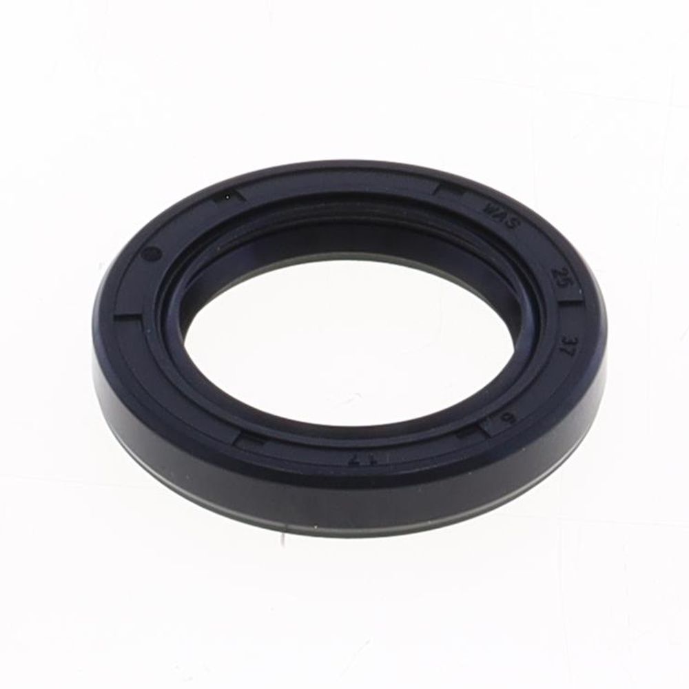 Oil Seal with Rubber Exterior 25x37x6 mm in NBR with one Seal-lip, one Dust Lip and Spring - Grafite Offroad