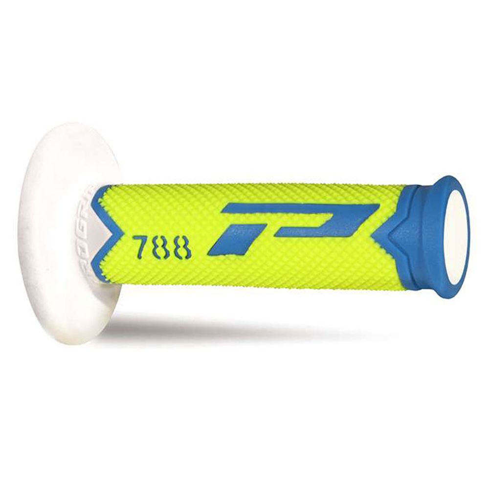 Grips Progrip 788 Mm 22/25 - Triple Density - Light Blue/fluo Yellow/white