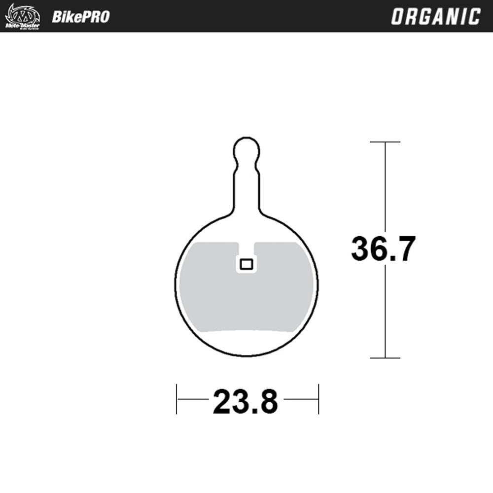 Brake Pad Bicycle Organic - Avid Bb3, Bb5 - Grafite Offroad