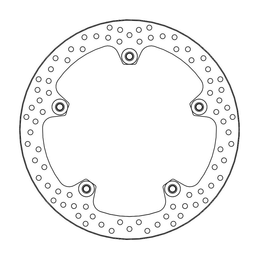 Brake Disc Road Halo - Floating - Front - Bmw: R1200gs 2013 (riveted) - Grafite Offroad