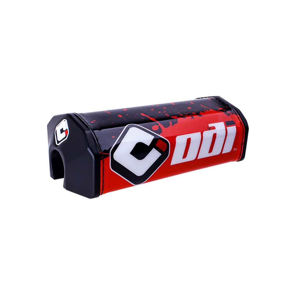 Odi Splatter Bar Pad Without Crossbar | 195mm/7.5 | Red-black