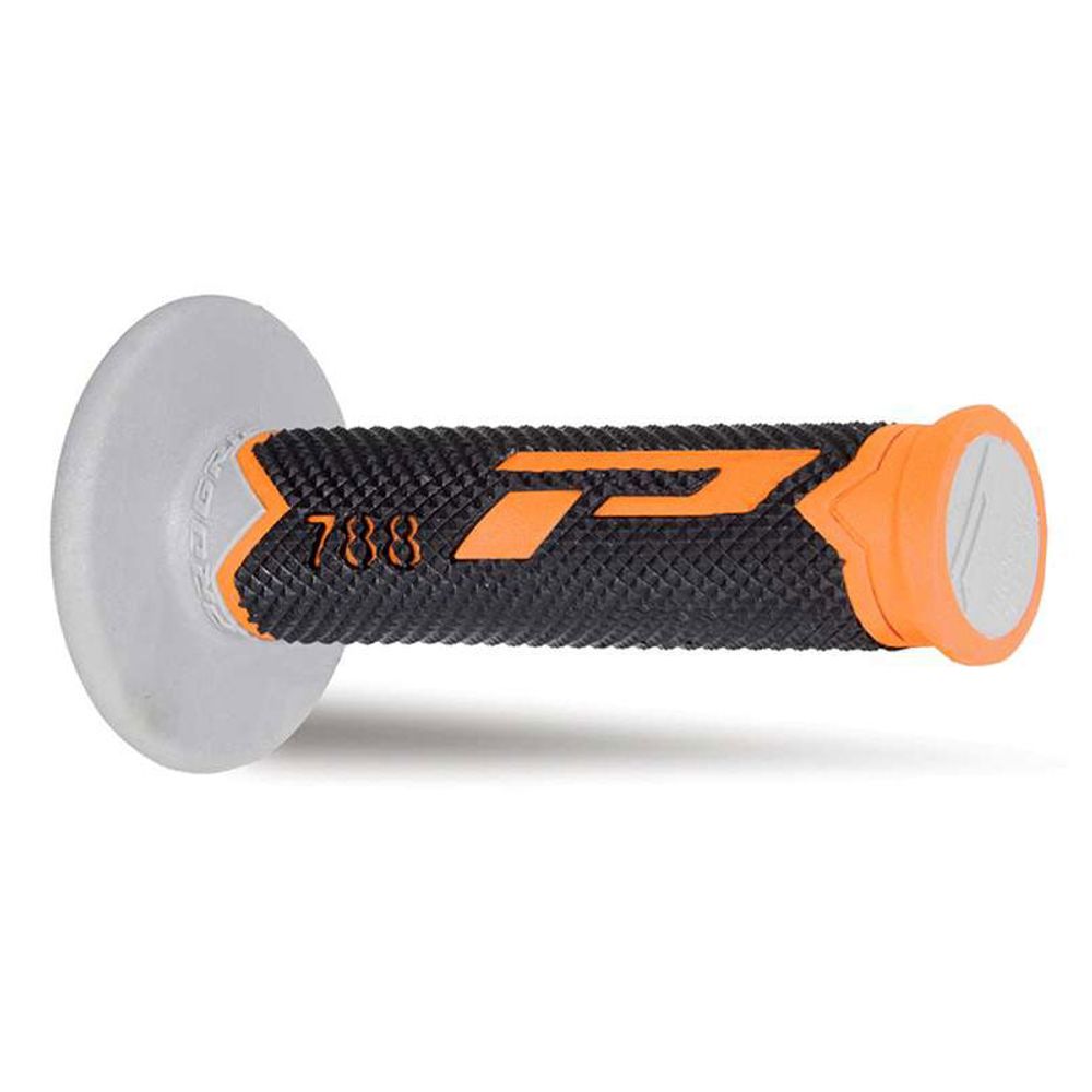 Grips Progrip 788 Mm 22/25 - Triple Density - Orange/black/grey