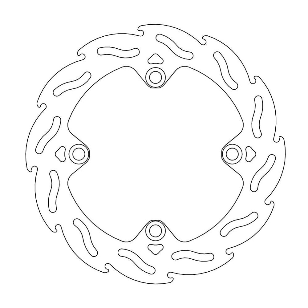Brake Disc Off-road Flame - Rear - Sherco - Grafite Offroad