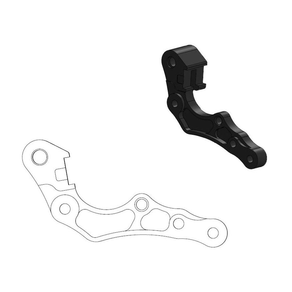 Off-road Brake Caliper Adapter 270mm Rotor - Gasgas: Ec 2021 - Grafite Offroad