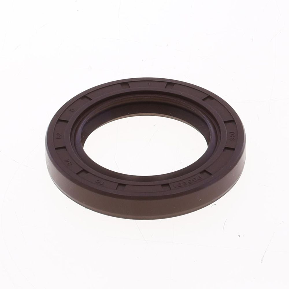 Oil Seal with Rubber Exterior 34x52x8 mm in FKM with one Seal-lip, one Dust Lip and Spring - Grafite Offroad