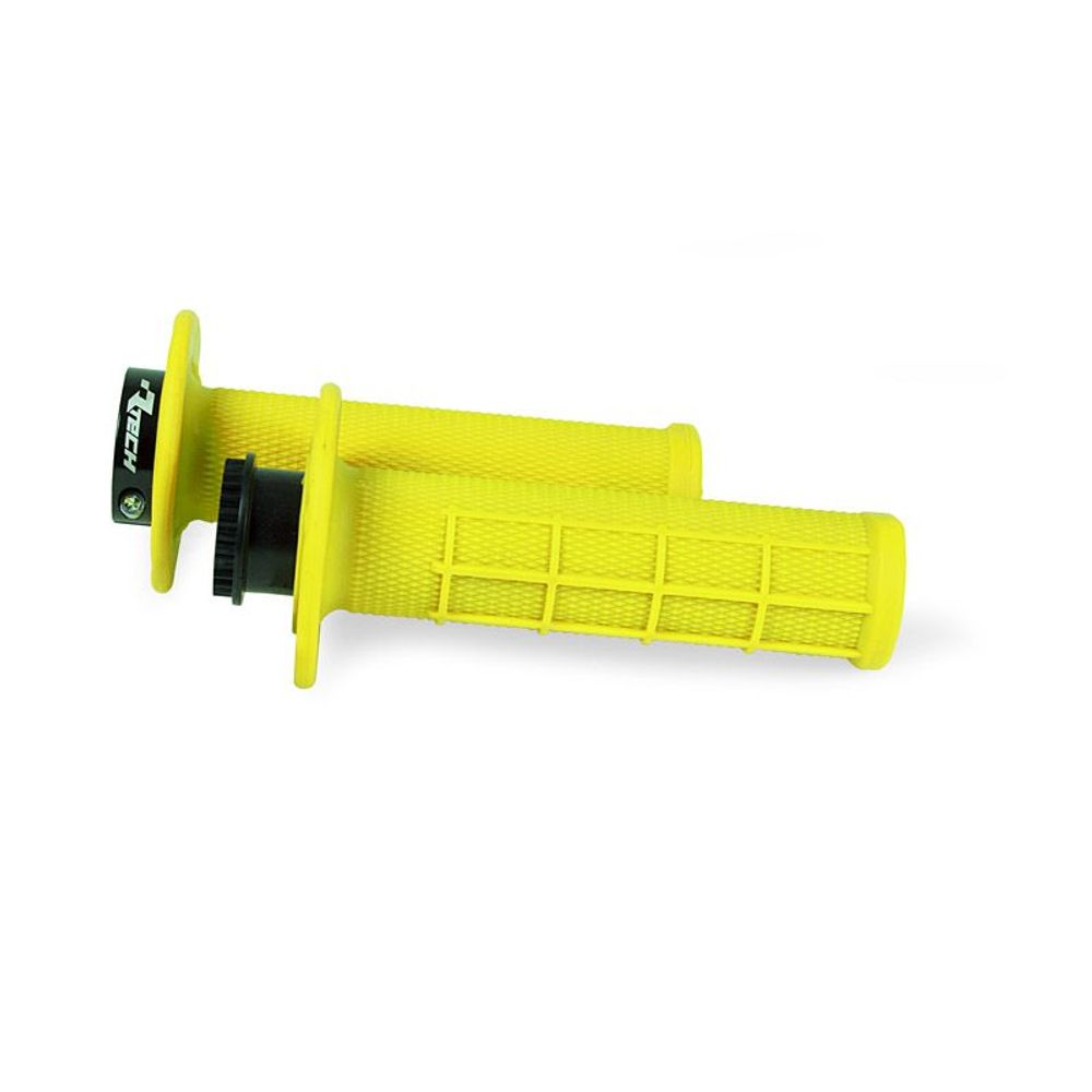 R20 Lock-on Grips Half Waffle Neon Yellow Excluded Beta - Grafite Offroad