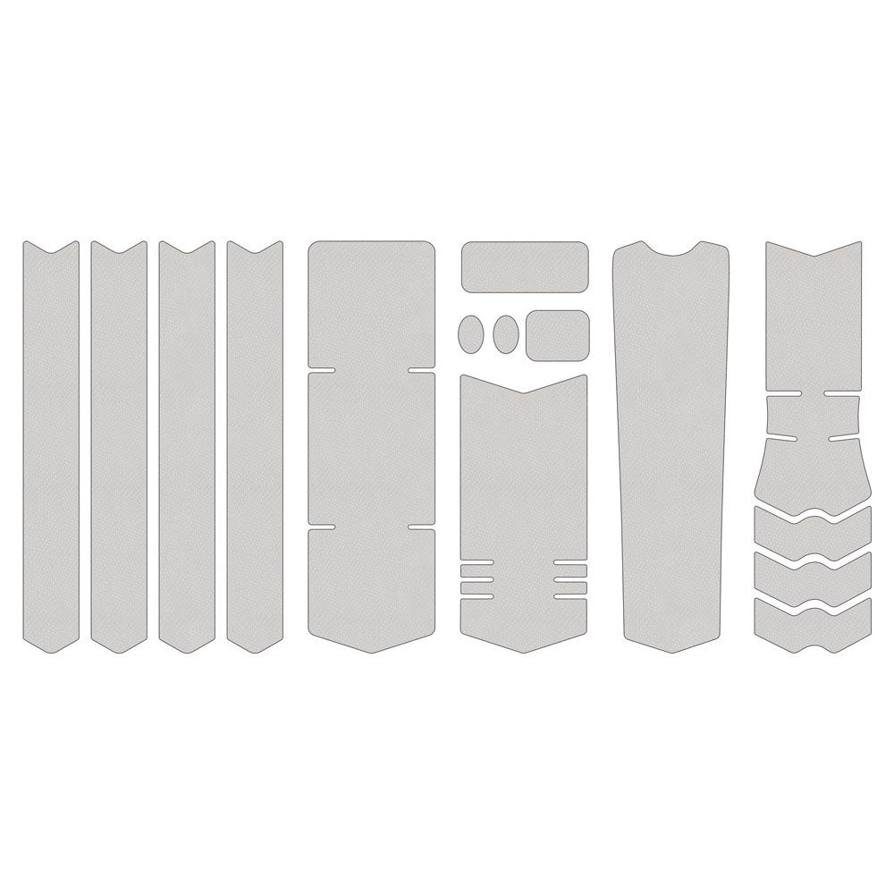 Frame Guard Kit Xl - One Color Texture Clear Algis - Grafite Offroad
