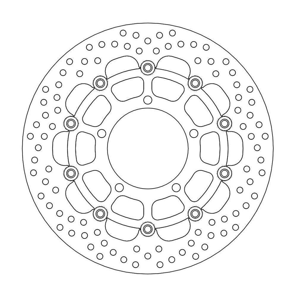 Brake Disc Road Halo - Floating - Front - Suzuki: Gsx R600/r750/r1000 - Grafite Offroad