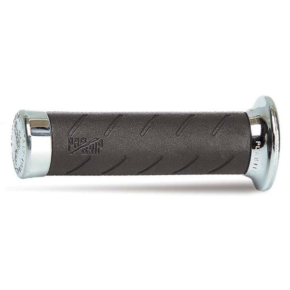 Puños Progrip 862 - Cromado Negro - Mm 24/28 - 1