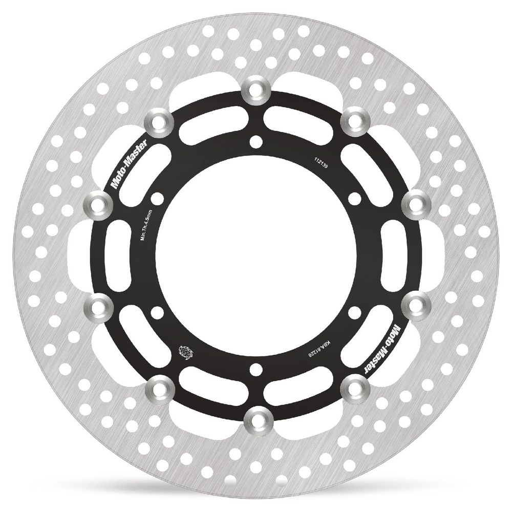 Brake Disc Road Halo - Floating - Front - Yamaha: Yzf R7, Fjr1300/abs, Mt-01 - Grafite Offroad