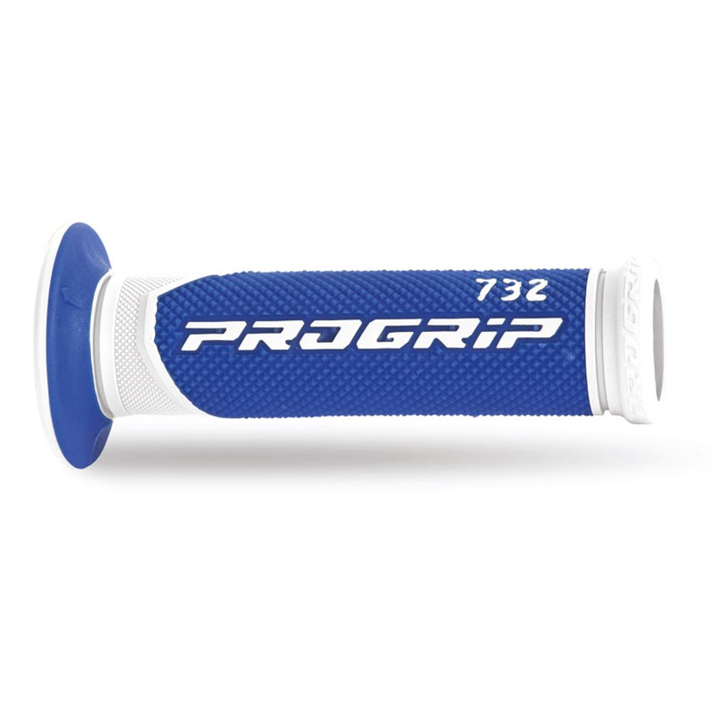 Grips Progrip 788 Mm 22/25 - Double Density - White/blue - Closed End