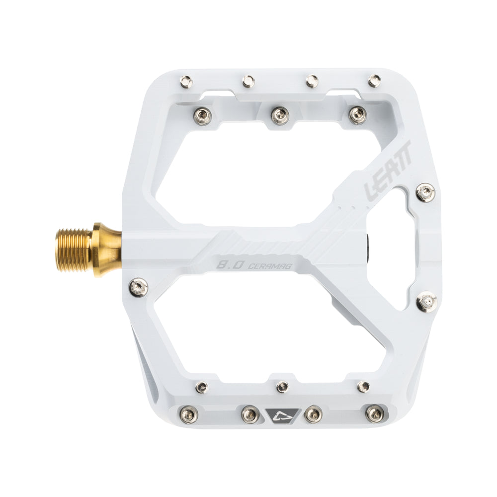 Pedali Ceramag Am 8.0ti Flat | Bianco | Narrow 114x100mm Leatt