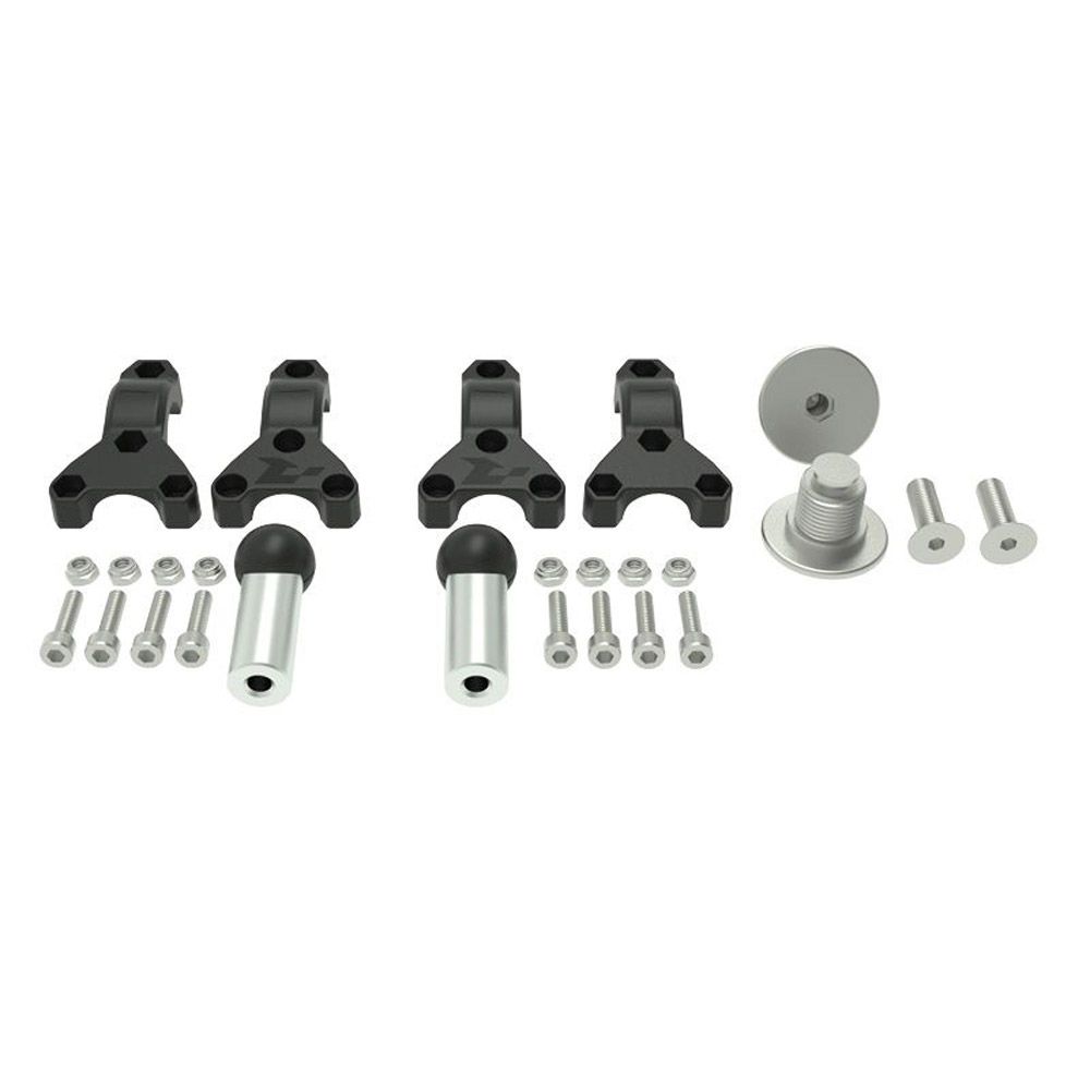 Specific Mounting Kit Handlebar 22=>28 Africa Twin 1000/1100 - Grafite Offroad