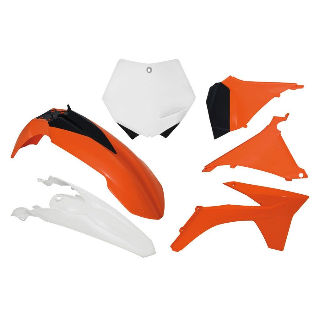 Plastics Kit 6 Pcs with Left Airbox Cover Oem Colors My 11 Replica Ktm - Grafite Offroad