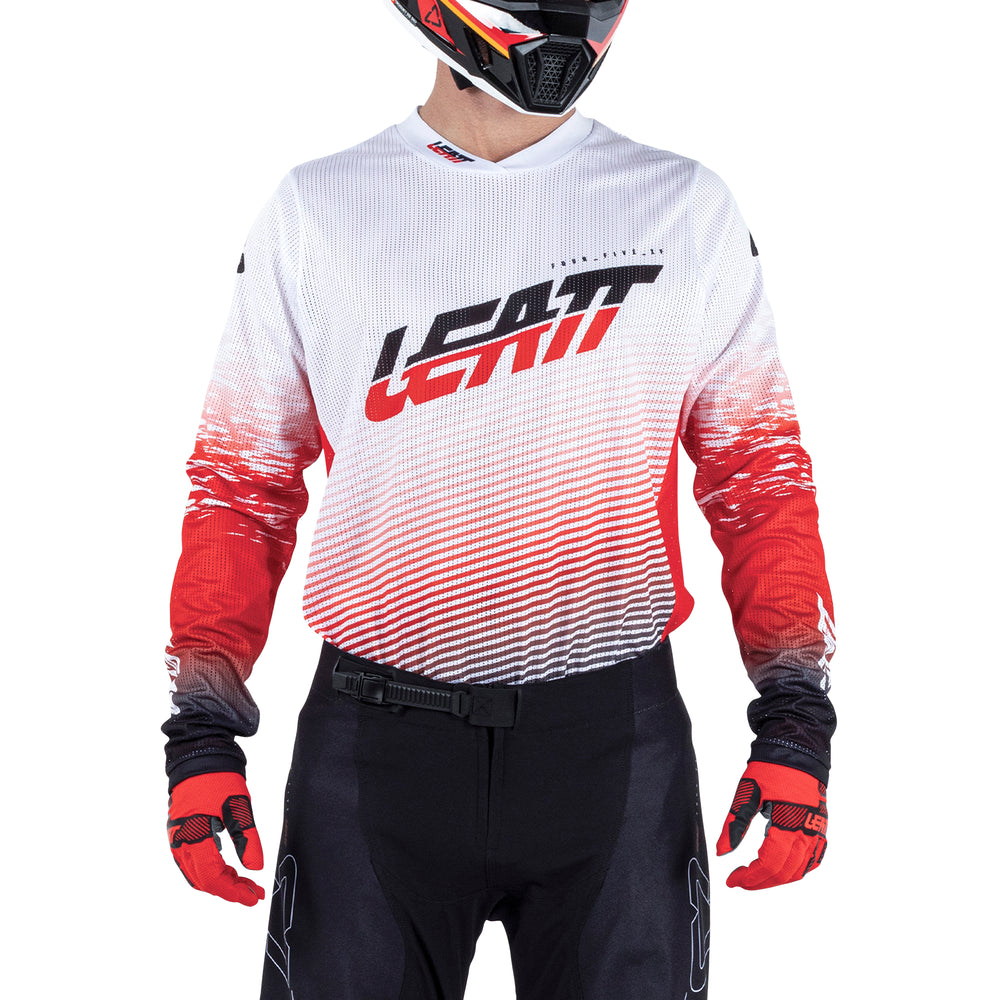 Moto 4.5 X-Flow Jersey Leatt - Grafite Offroad