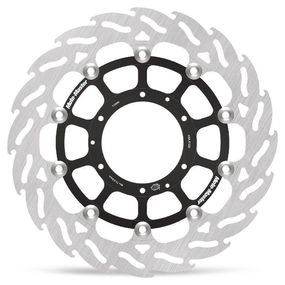 Brake Disc Road Flame Racing - Floating - Front Right - Honda: Cbr 600-1000 Rr - Grafite Offroad