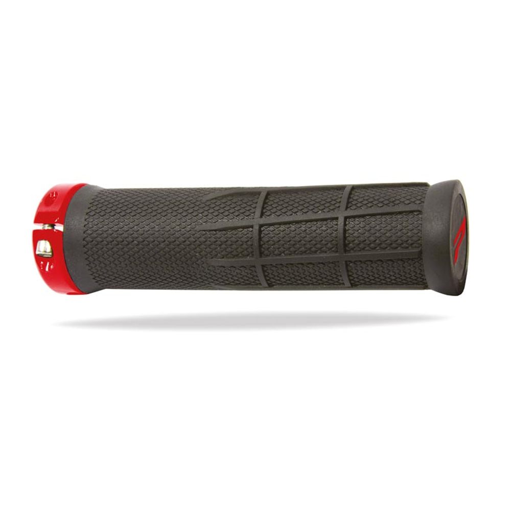 Puños Progrip 995 Mm 22 Negros con Aro - Rojo