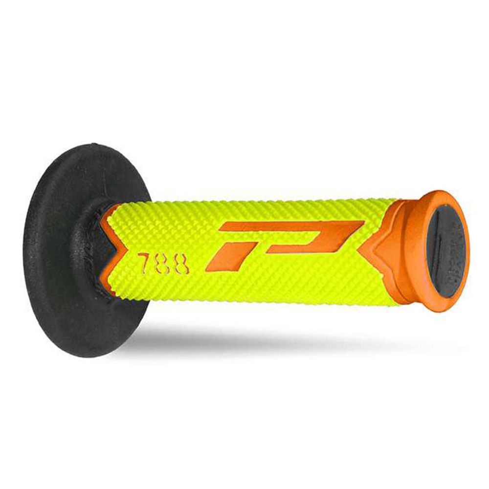 Grips Progrip 788 Mm 22/25 - Triple Density - Fluo Orange/fluo Yellow/black