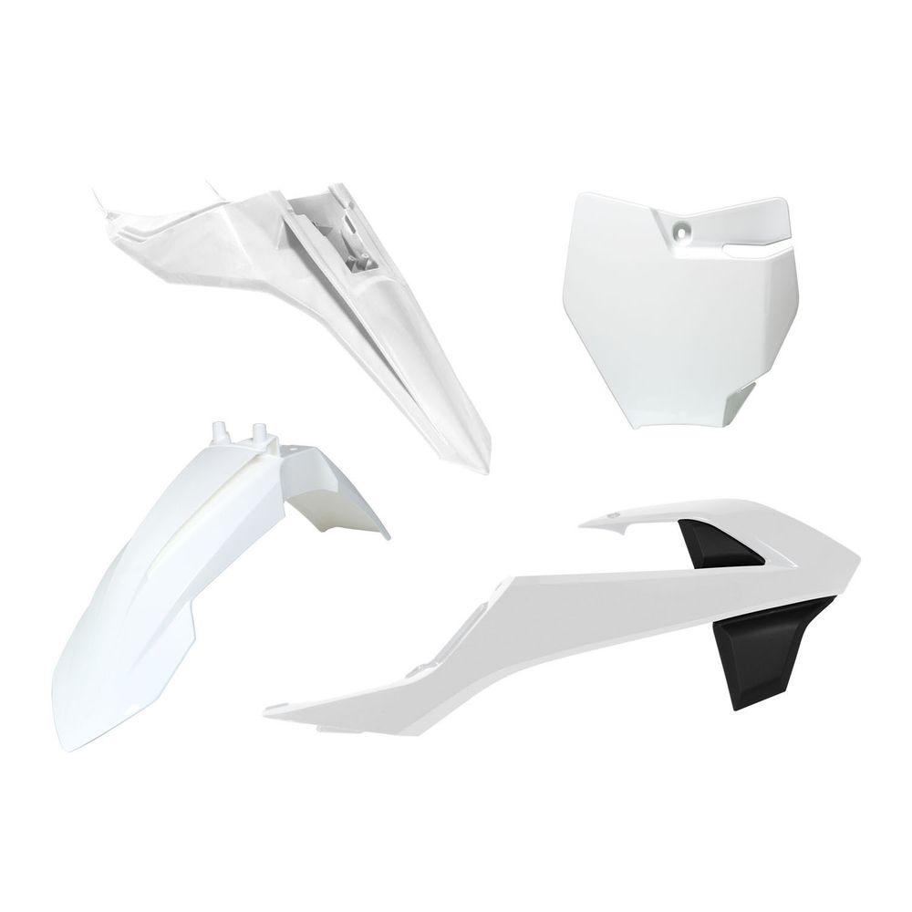 Plastics Kit 4 Pcs White Replica Ktm Gas Gas 65 - Grafite Offroad