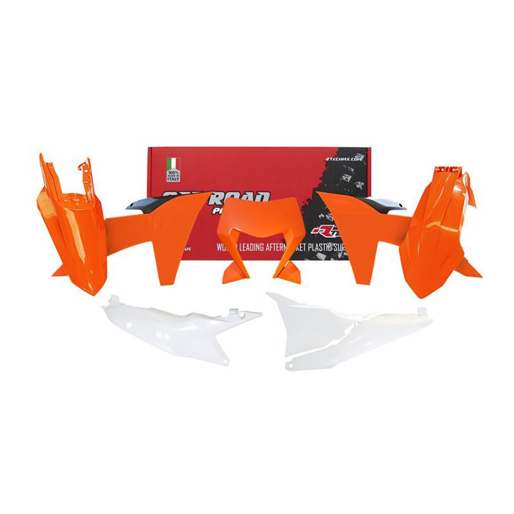 Plastic Kit 6 Pcs Whit Air Box Cover Headlight Plastic Exc Exc-f Oem 2024 - Grafite Offroad