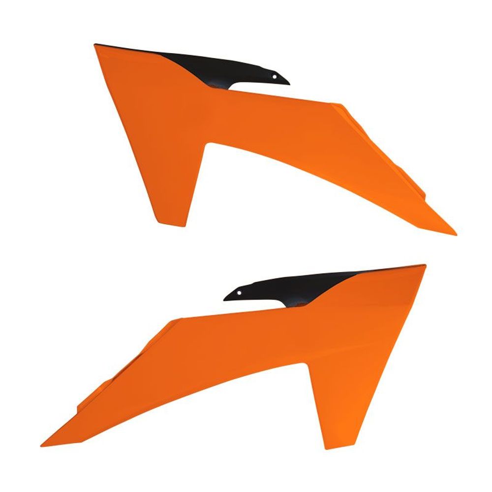 Radiator Scoops Replica Ktm K Orange-black - Grafite Offroad
