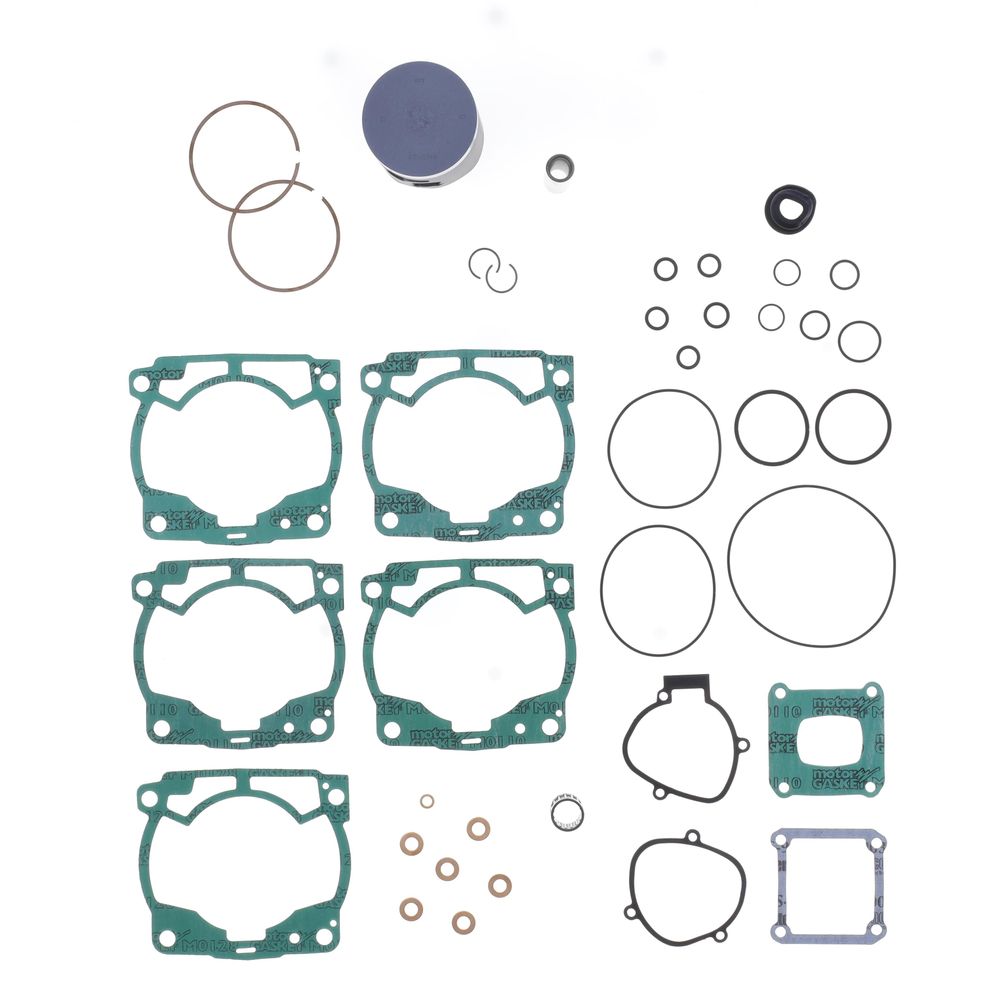 Top End Piston Kit: Cast 2-Stroke Piston Ø 72 mm + Top End Gasket Kit - Grafite Offroad