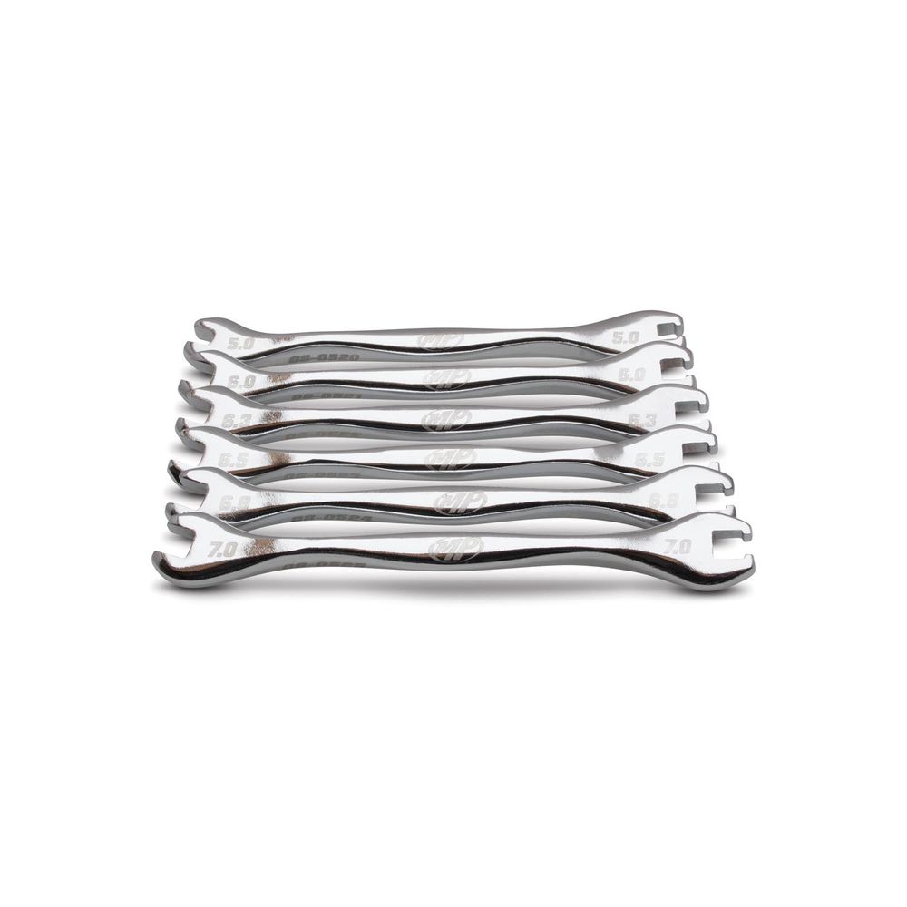 Ergo Spoke Wrench Set, 6 Pc., 5.0, 6.0, 6.3, 6.5, 6.8, 7.0mm - Grafite Offroad