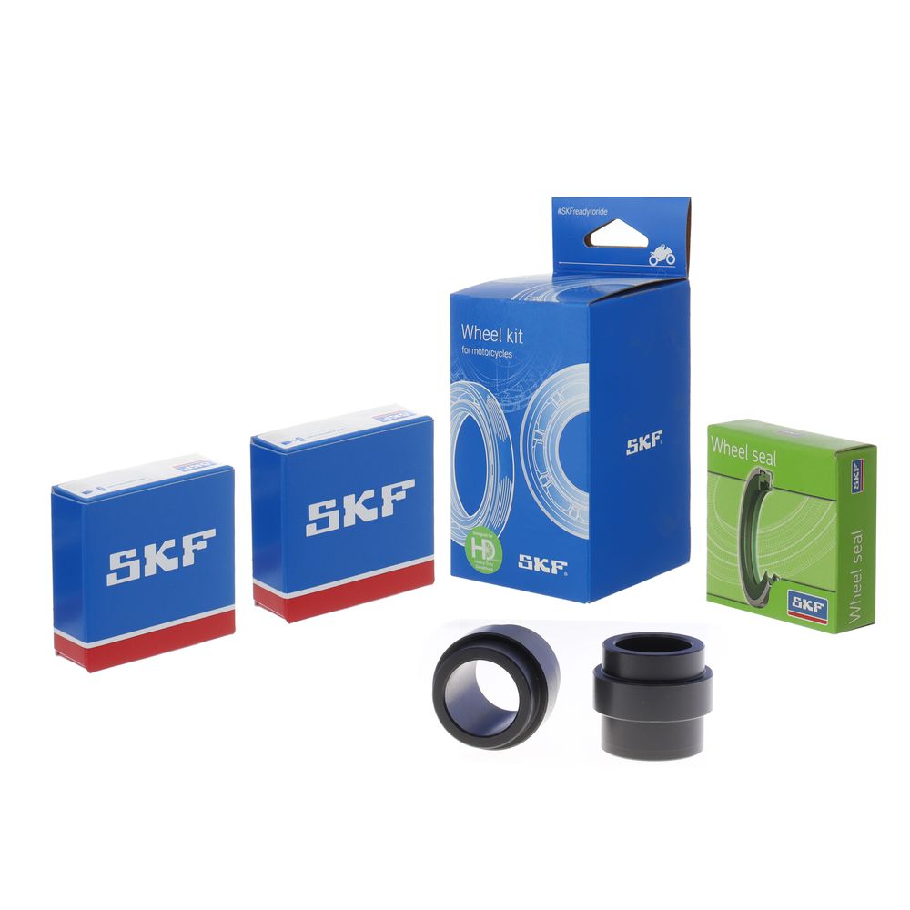 Hd Skf Wheel Seals Kit Front with Spacers & Bearings - Ktm - Grafite Offroad