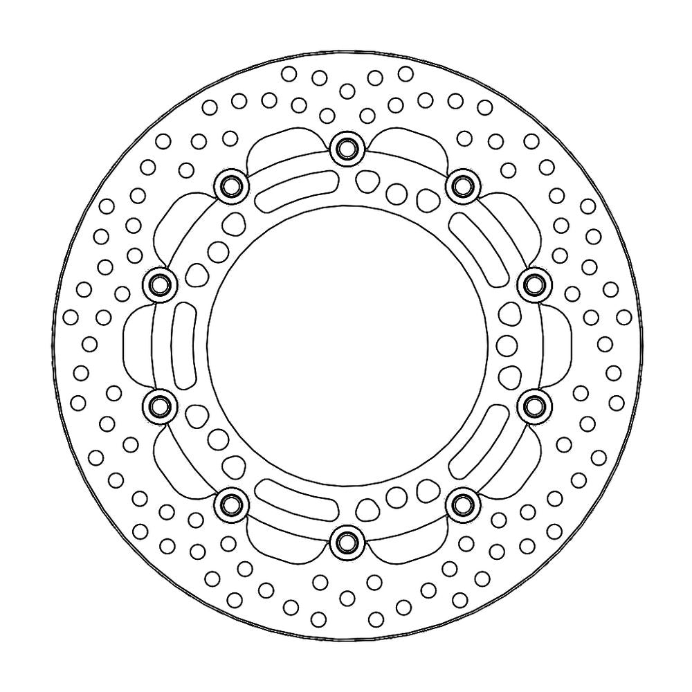 Brake Disc Road Halo - Floating - Front - Kawasaki: Z650/900, Ninja 650 2017--> - Grafite Offroad