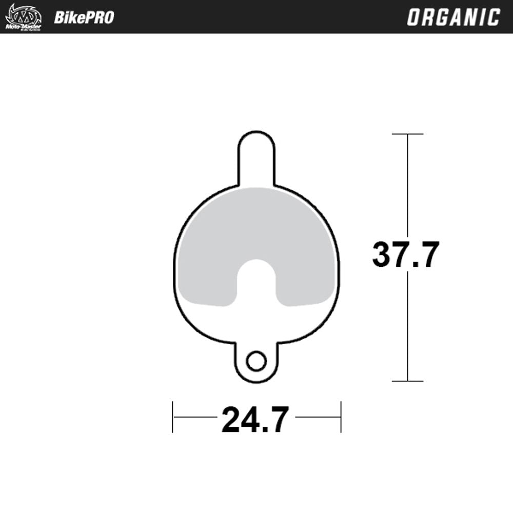 Brake Pad Bicycle Organic - Logan Dx - Grafite Offroad