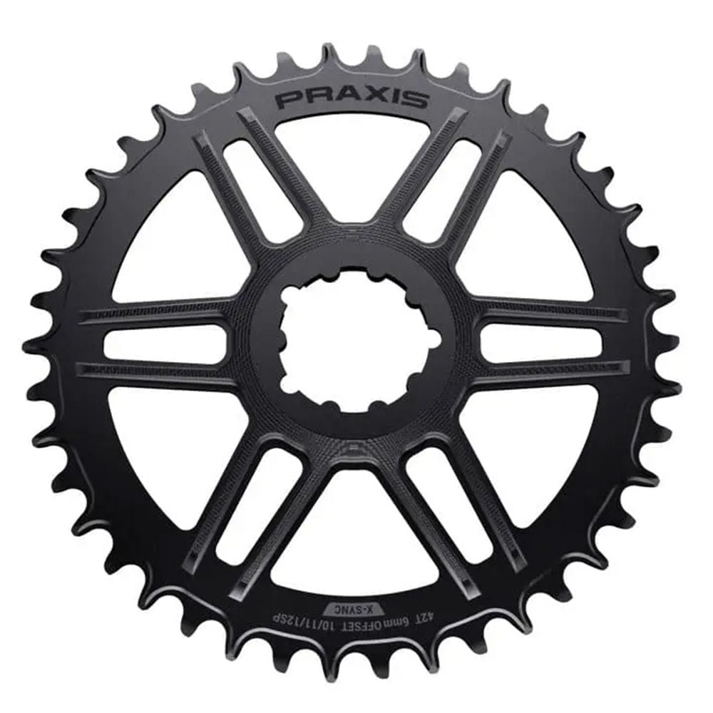 Road Chainring - Narrow Wide - 40t - Direct Mount (3 Bolts) - Black - 1x 10/11/12sp - Grafite Offroad